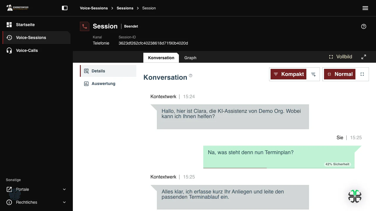 Session: Voice-Konversation